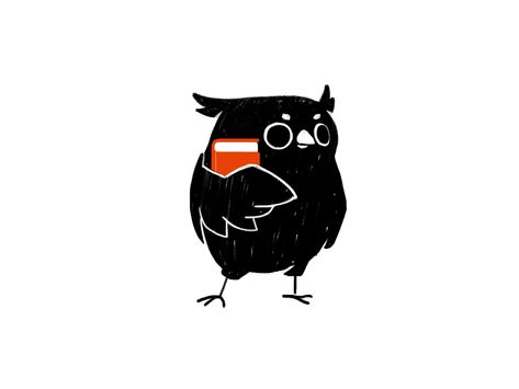 Owl Graphic Design, Owl Character Design, Dribbble Illustration, Owl Character, Book Owl, Nova Logo, Owl Graphic, Owl Books, Owl Logo