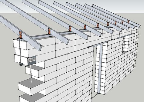 Wall Construction, H Beam Structure, Concrete Building Blocks, Steel Beams Structure, Steel To Concrete Connection Detail, Space Truss Structure Details, Reinforced Concrete Structure Detail, Roof Truss Design, Concrete Block Walls