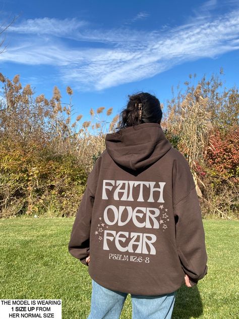 Brown Hoodie Aesthetic, Church Merch, Jesus Clothes, Womens Sweatshirts Fashion, Christian Merch, Christian Hoodies, Love Like Jesus, Custom Tank Tops, Hoodie Aesthetic