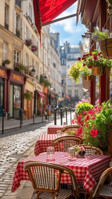 Paris Street Cafe, Paris Breakfast, Street Cafe, Cozy Coffee Shop, Dream Travel Destinations, Paris Street, Ideas For Instagram Photos, Dreamy Art, 2024 Vision