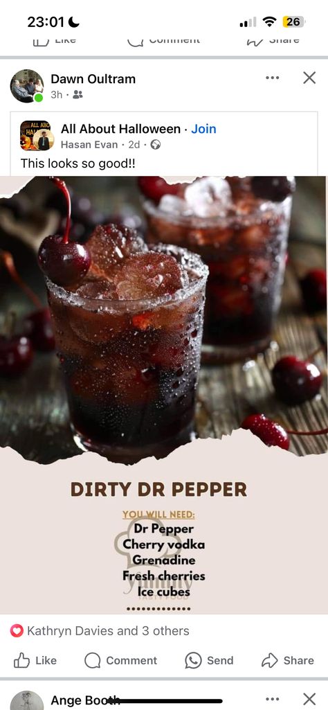 Dirty Dr Pepper, Strong Cocktails, Cherry Vodka, Unique Drink, Mixed Drinks Recipes, Fresh Cherries, Peppers Recipes, Dr Pepper, Slushies