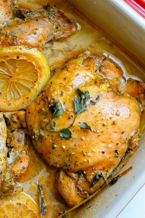 Thigh Chicken, Greek Yogurt Chicken Recipes, Easy Baked Chicken Thighs, Lemon Chicken Thighs, Baked Greek Chicken, Easy Baked Pork Chops, Garlic Pork, Chicken Wing Recipes Baked, Greek Chicken Recipes