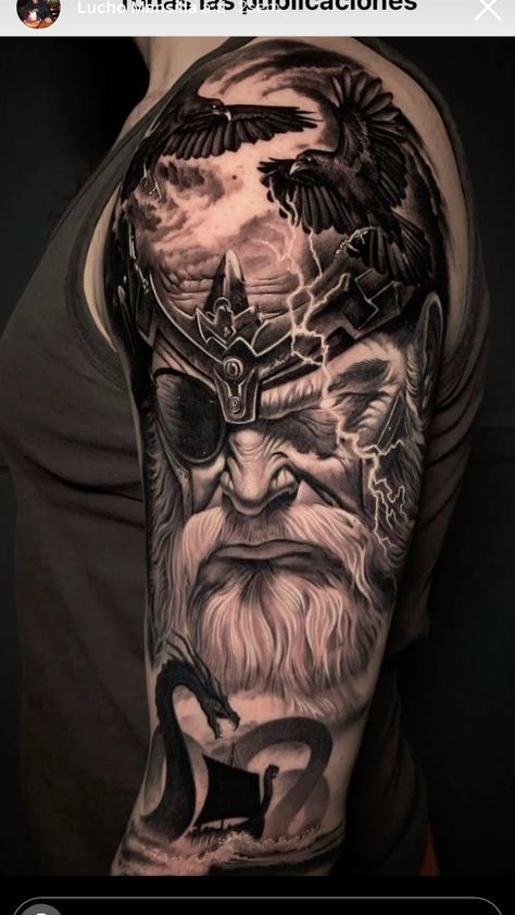 #tattoo #tattoos #tattooart #tattoodesign #tattoodesign #tattoogirl  #tattoosleeve #tattooflower Dumbest Tattoos, Mario Tattoo, Valkyrie Tattoo, Viking Tattoo Sleeve, Vikings Tattoo, Wolf Tattoo Sleeve, Full Leg Tattoos, Full Sleeve Tattoo Design, Men Tattoos Arm Sleeve