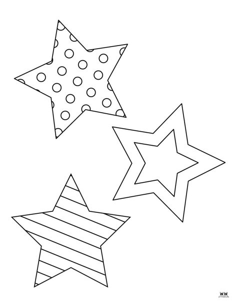 Printable Fourth of July Coloring Page-Stars 2 Stars Coloring Pages, Star Printable, Fourth Of July Coloring Pages, 4th Of July Coloring Pages, American Flag Coloring Page, Collaborative Art Projects For Kids, Merry Christmas Coloring Pages, Monster Truck Coloring Pages, Christmas Activity Book