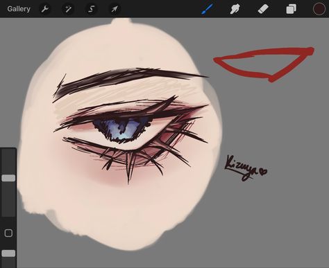 Where To Place Eyes Drawing, Anime Face Looking Down, Face Close Up Drawing Reference, Eyes Half Closed Drawing, Closed Eye Character, Eyes Drawing Looking Down, Hooded Eyes Drawing Reference, Relaxed Eyes Drawing, Numb Eyes Reference Drawing