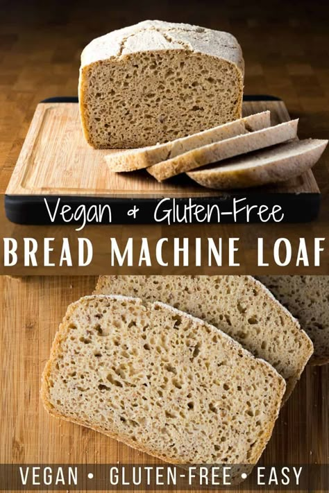 Gluten Free Dairy Free Bread Machine Recipes, Healthy Gluten Free Bread Machine Recipes, Gluten Free Dairy Free Bread Machine, Gluten Free Bread Machine Recipes No Egg, Egg Free Gluten Free Bread, Bread Machine Gluten Free Recipes, Bread Machine Gluten Free Bread, Vegan Gluten Free Bread Machine Recipes, Bread Maker Gluten Free Bread Recipe