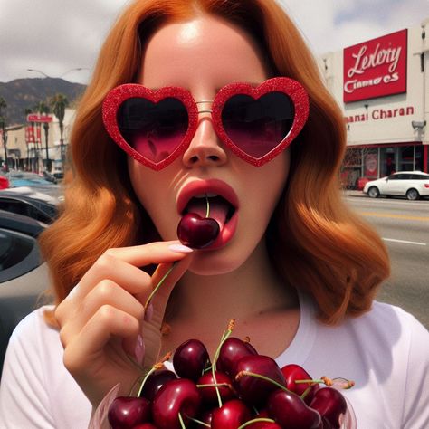 Cherry Lana Del Rey Aesthetic, Lana Del Rey Red, Twd Comics, Aviation Humor, Lana Rey, New Year New Me, Queen Mother, Lana Del Ray, Red Cherry