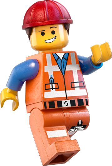 Emit From Lego Movie, Emmitt Lego Movie, Topper Lego, Lego Movie Emmet, Lego Person, Orange Characters, Lego Movie Characters, Emmet Lego, Lego Character