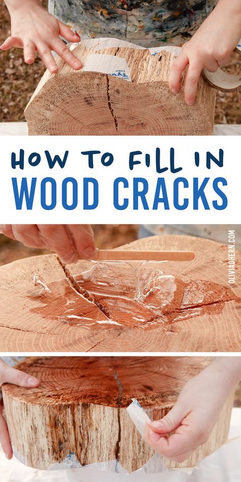 Filling Wood Cracks With Resin, How To Preserve Wood Logs, River Wood Ideas, Raw Wood End Table, Using Epoxy Resin Projects, Epoxy Filled Wood Table, Cedar Wood Ideas, Wood Projects With Resin, Using Resin On Wood