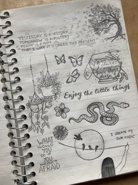 Types Of Sketching Styles, Sketch Book Ideas Aesthetic Doodles, Art Diary Ideas Creative, Notebook Drawing Aesthetic, Notebook Drawings Doodles, Sketchbook Ideas Doodles, Vent Book, Journal Sketches, Creative Drawings