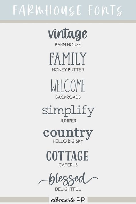 Looking for the perfect font to create a rustic sign for your home? Check out these 10 farmhouse and rustic sign fonts! #farmhouse #rustic Country Writing Font, Best Fonts For Signs, Farmhouse Fonts Alphabet, Outdoor Fonts, Free Farmhouse Fonts, Fonts For Signs, Farm Font, Farm Fonts, Card Fonts