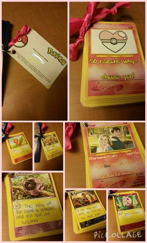 Custom Pokemon Cards Couple, Pokemon Anniversary Card, Pokemon Anniversary Gift, Pokemon Valentines Gift, Crafts With Pokemon Cards, Diy Pokémon Cards, Pokemon Christmas Card, Pokemon Gift Ideas Diy, Pokémon Gift Ideas