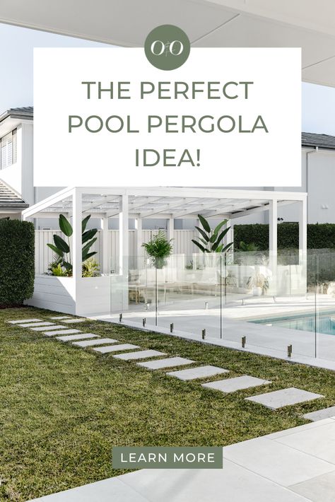 Pool And Pergola Backyards, Pool Fencing Landscaping Ideas, Pool Area With Gazebo, Pool Area Shade Ideas, Outdoor Pool Pergola, Pool Area Inspiration, Pool Gazebo Ideas Cabanas Pergolas, Pool And Pergola Ideas, Poolside Pergola Ideas