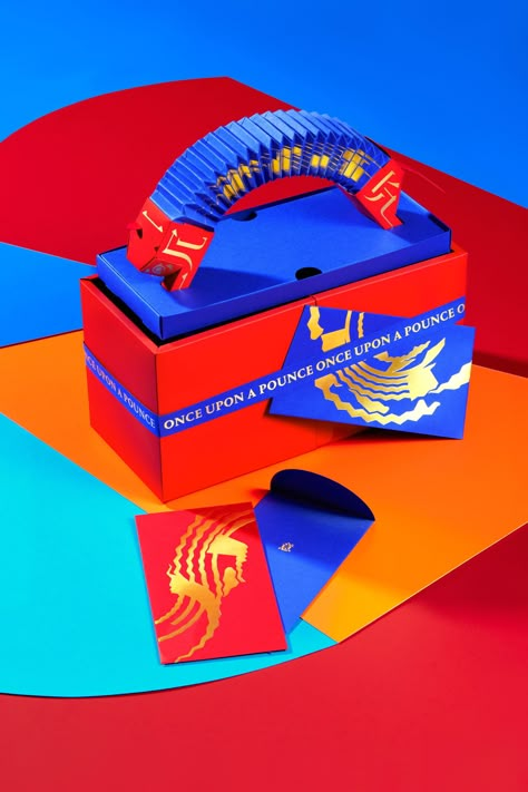 Lunar New Year Packaging, Cny Packaging, New Year Packaging, Newyear Gift, New Year Packages, Paper Tiger, Modern Packaging, Red Packet, Kinetic Art