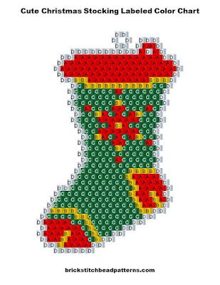 Stitch Bead Pattern, Christmas Beads Craft, Xmas Beads, Cute Christmas Stockings, Beaded Ornament Covers, Miyuki Beads Pattern, Seed Bead Crafts, Holiday Beading, Pony Bead Patterns