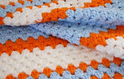 Granny Crochet Stitch in a Straight Line - Dream a Little Bigger Crochet Granny Stitch, Granny Stitch, Basketweave Stitch, Crochet Stitches Diagram, Crochet Stitches For Blankets, Crochet Stitches For Beginners, Stitch Crochet, Granny Squares Pattern, Double Crochet Stitch