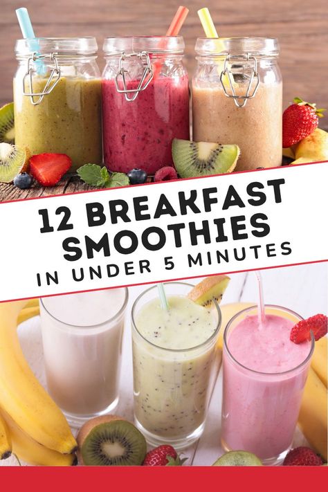 Energy Smoothies Morning, Energy Smoothie Recipes Mornings, Morning Diet Breakfast, Morning Smoothie Recipes Healthy, Healthy Smoothies For Breakfast, Breakfast Smoothie Healthy, Simple Smoothie Recipes, Healthy Morning Smoothies, Morning Smoothie Recipes