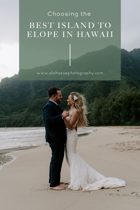 Eloping In Hawaii, Elope Hawaii, Best Island In Hawaii, Elope In Hawaii, Hawaii National Parks, Best Hawaiian Island, Activities For Couples, Hawaii Destinations, Maine Vacation