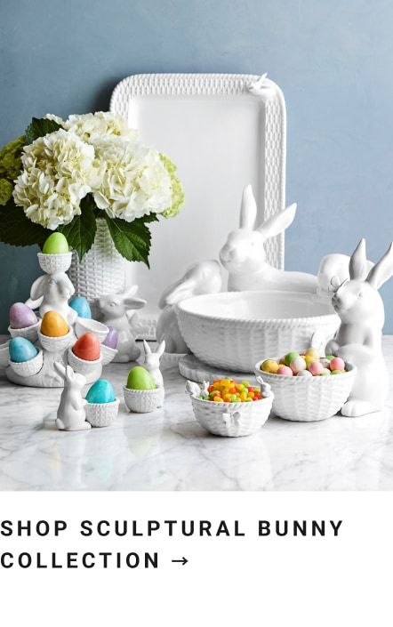 Shop Sculptural Bunny Collection > Ceramic Egg Holder, Ceramic Centerpiece, Bunny Ceramic, Holding Fruit, Whimsical Butterfly, Easter Entertaining, Table Setting Inspiration, Kitchenware Store, Coloring Easter Eggs