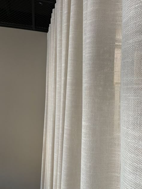 Long Curtains Living Room, Luxury Curtains Living Room, Curtains Living Room Modern, Scandinavian Furniture Design, Classy Living Room, Sheer Linen Curtains, Washroom Decor, Plain Curtains, Contemporary Curtains