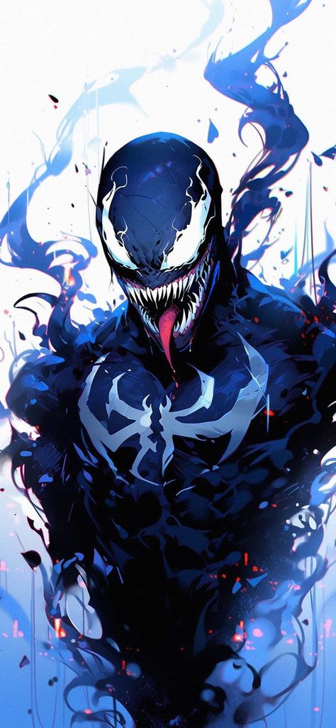 Intense Art, Symbiotes Marvel, Venom Art, Venom Comics, Image Spiderman, Marvel Superheroes Art, Marvel Venom, Spiderman Pictures, Marvel Villains