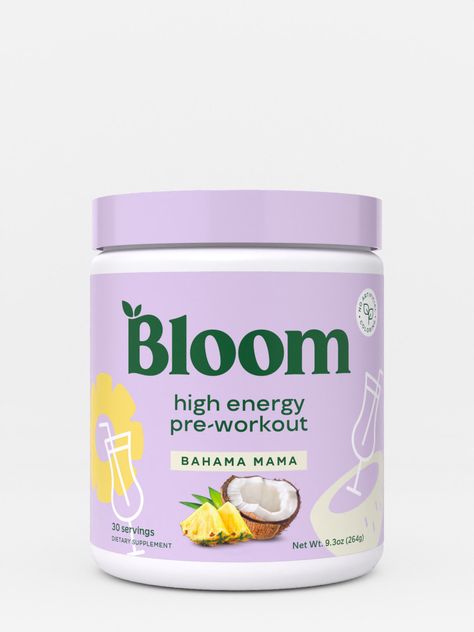 High Energy Pre-Workout Pre Work Out, Bloom Nutrition Aesthetic, Good Pre Workout Food, Healthy Pre Workout Smoothie, Pre Workout, Pre Workout Supplement For Women, Good Pre Workout Powder, Best Pre Workout Supplement, L Tyrosine