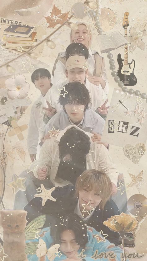 Stray kids✨️#straykids #skz #beige #kpop #kpopcollage # Skz Wallpaper, Wallpaper Kpop, Beige Wallpaper, Kpop Aesthetic, Stray Kids, Collage, Pins, Quick Saves