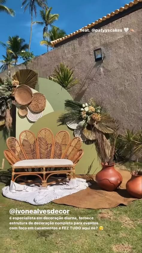 Tulum Inspired Party Decor, Wicker Backdrop, Rattan Wedding Decor, Traditional Backdrop Decoration, Rattan Wedding, African Wedding Theme, Filipiniana Wedding Theme, Filipiniana Wedding, Boho Backdrop