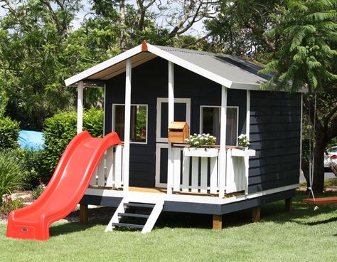 Cubby House Ideas, Cubby Ideas, Outdoor Playhouses, Shed Playhouse, Kids Cubby, Kids Cubby Houses, Kids Cubbies, Garden Playhouse, Build A Playhouse