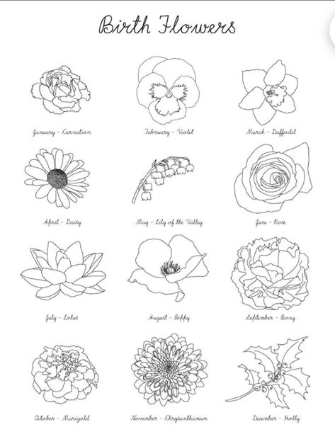 Flower Tattoo Stencils, Dragon Tattoo Ideas, Daffodil Tattoo, The Best Tattoos, Self Love Tattoo, Flower Line Drawings, Dragon Tattoos, Birth Flower Tattoos, Best Tattoos