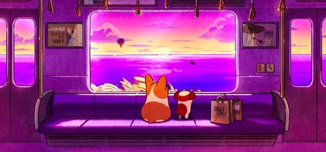 Let South Korea's 'Doggie Corgi' Soothe You: ASMR Animation Might Be The Next Big Thing Doggie Corgi, Animated Wallpaper For Pc, Corgi Wallpaper, Live Wallpaper For Pc, Chill Wallpaper, 귀여운 음식 그림, Moving Wallpapers, Wallpaper Music, Cute Desktop Wallpaper