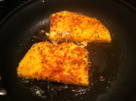 pumpkin steaks..hmm need to try this one with those leftover pumpkins Pumpkin Steak Recipe, Pumpkin Steak, Vegetable Steaks, Leftover Pumpkin, Vegetarian Foods, Healthy Bites, Healthy Veggies, How To Cook Steak, Steak Recipes