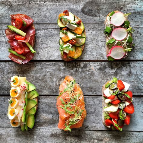 Open sandwiches by #musacatering Prague Open Sandwich Ideas, Open Sandwiches, Sick Food, Open Sandwich, Art Of Plating, Danish Food, Easy Food Art, Dog Recipes, Food Platters