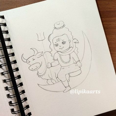 #harharmahadev #littlemahadev Dog Face Drawing, Pencil Sketch Images, Graffiti Doodles, Dragon Sketch, Cool Pencil Drawings, Art Sketches Pencil, Small Drawings, Easy Doodles Drawings, Book Art Diy