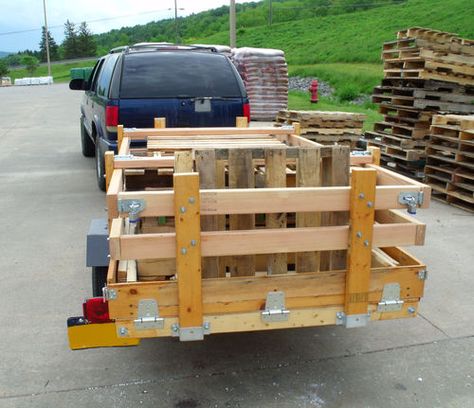 Woodworking on a Half-Shoestring #45: Harbor Freight Folding Utility Trailer Build - by technoslick @ LumberJocks.com ~ woodworking community Utility Trailer Kits, Folding Utility Trailer, Mobile Workshop, Camp Trailer, Trailer Kits, Trailer Jacks, Box Trailer, Trailer Plans, Free Rein