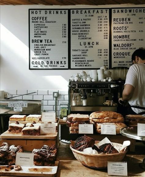 Bakery Shop Design, Cozy Coffee Shop, Coffee Shop Aesthetic, Coffee Shops Interior, Sour Dough, Bakery Design, Coffee Shop Design, Cafe Menu, Bakery Shop