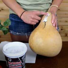 How To Paint Gourds, Painted Gourds Ideas Patterns, Gourd Art Patterns, How To Dry Gourds, Painting Gourds, Gourd Art Ideas, Gourds Diy, Gourd Painting, Birdhouse Gourds