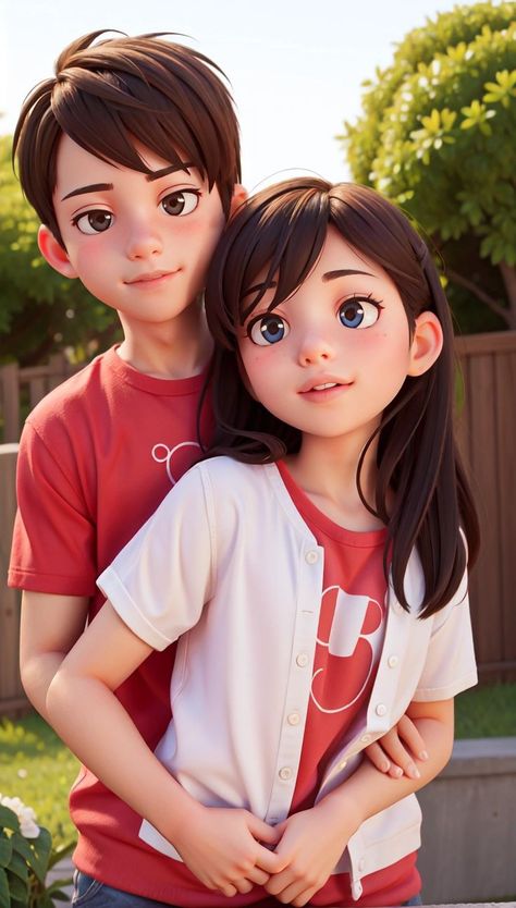 Capal Pic Love 3d, 3d Cupal Photo, 3d Cartoon Couple Images, Love Cartoon Couple Relationships, Lofi Couple, Compass Wallpaper, Cute Animations Cartoon, 3d Couple, Cartoon Maker