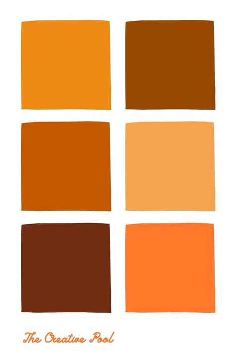 Brown Orange Color Palette, Caramel Color Palette, Vintage Colour Palette, Orange Color Palettes, Business Colors, Orange Interior, Colour Pallets, Halloween Wallpaper Iphone, Brand Color Palette