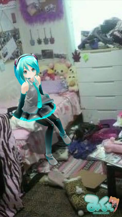 Messy Room Anime, Hatsune Miku Phone Wallpaper, Hatsune Miku Wallpapers Desktop, Miku Hatsune Wallpapers, Animecore Room, Hatsune Miku Room, Miku Room, Hatsune Miku Wallpapers, Hatsune Miku Wallpaper