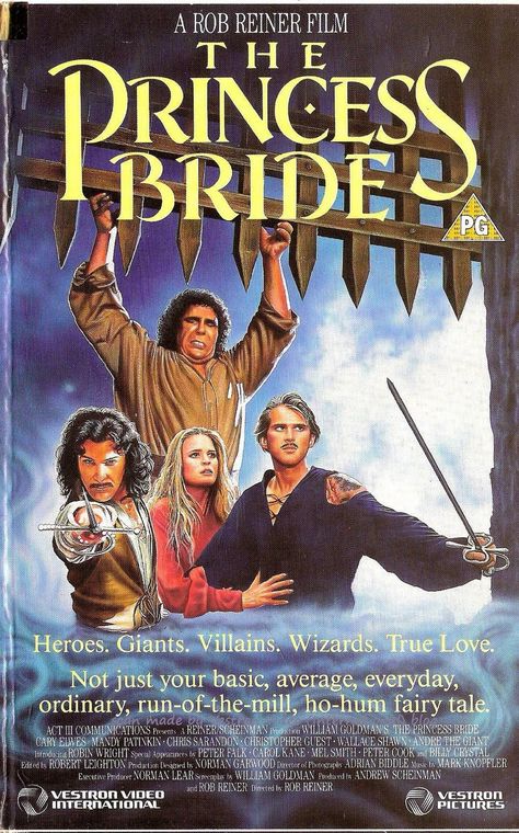 "THE PRINCESS BRIDE".  (1987) CARY ELWES, ROBIN WRIGHT, ANDRE' THE GIANT Princess Bride Quotes, Princess Bride Movie, Alt Posters, Norman Lear, Movie Poster Frames, Peter Falk, Billy Crystal, The Princess Bride, Andre The Giant