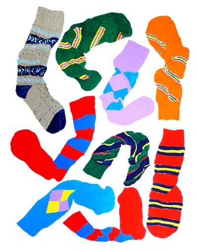 Socks Illustration, Graphic Communication, 10 Essentials, Desain Editorial, Design Moodboard, Crazy Socks, Colorful Socks, Flat Illustration, Illustrations And Posters