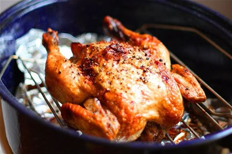 Crispy Roasted Garlic Chicken Full Chicken, Garlic Chicken Recipe, Roasted Garlic Chicken, Oven Chicken Recipes, Whole Chicken Recipes, Garlic Chicken Recipes, Garlic Chicken, A Chicken, Poultry Recipes