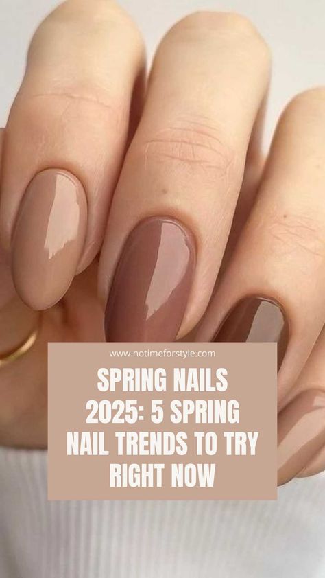 Discover the top spring nails 2025 trends, from chic nude shades to bold chrome finishes. Refresh your manicure with these stylish ideas! French Manicure Nails 2025, Nail Colors Spring 2025, Nail Spring 2025 Trends, Nail Polish 2025, Spring Break Manicure, 2025 Nails Color, Spring Nails Nude Color, Nail Trends Right Now, Nail Trend 2025 Spring