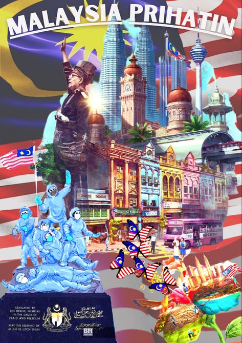 Malaysia Travel Poster, Poster Kebudayaan Malaysia, Visit Malaysia Poster Design, Malaysia Madani Poster, Merdeka Poster Design, Poster Visit Malaysia, Poster Pelancongan Malaysia, Spm Poster, Malaysia Poster Design