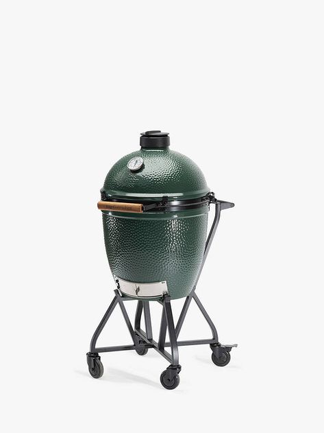 Big Green Egg Large Egg BBQ with IntEGGrated Nest Bundle & ConvEGGtor Egg Bbq, Rack Of Ribs, Self Cleaning Ovens, Smoked Ribs, Bbq Cover, Baking Stone, Garden Bbq, Clean Grill, Fire Cooking