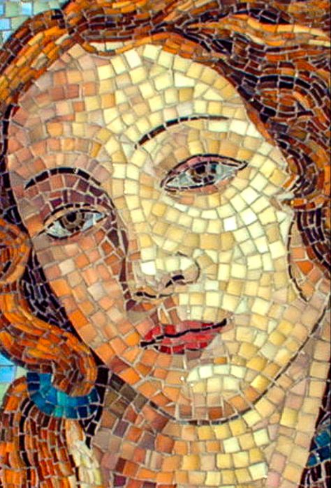 Sicis Mosaic, Paper Mosaic, Mosaic Portrait, Recycled Cards, Mosaic Madness, Recycled Art, Izu, Teaching Art, Pics Art