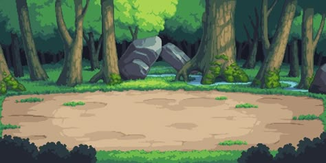 2d Game Background, Pokemon Backgrounds, Pixel Art Background, Forest Background, Scenery Background, Mystical Forest, Pixel Games, 8 Bits, Game Illustration