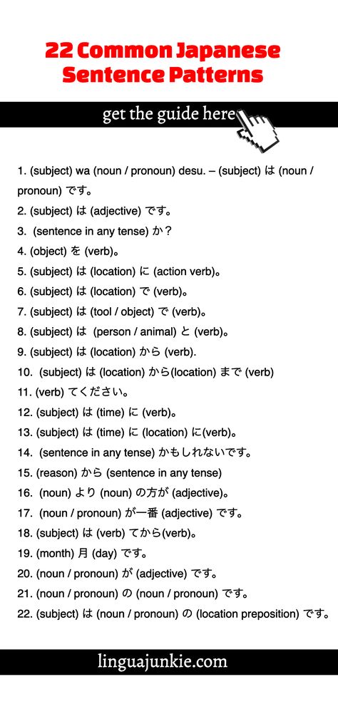 Japanese Adjectives Words, Japanese Verb Tenses, Adjectives In Japanese, Japanese Sentence Structure Grammar, Nouns In Japanese, Pronouns In Japanese, Verbs In Japanese, Japanese Tenses, Japanese Pronouns