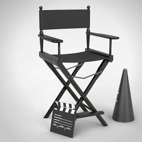 Directors Chair Aesthetic, Director Chair Aesthetic, Movie Theater Chairs, Industrial Coffee Shop, Cinema Chairs, Dj Room, Director Chair, Director's Chair, Studio Chairs